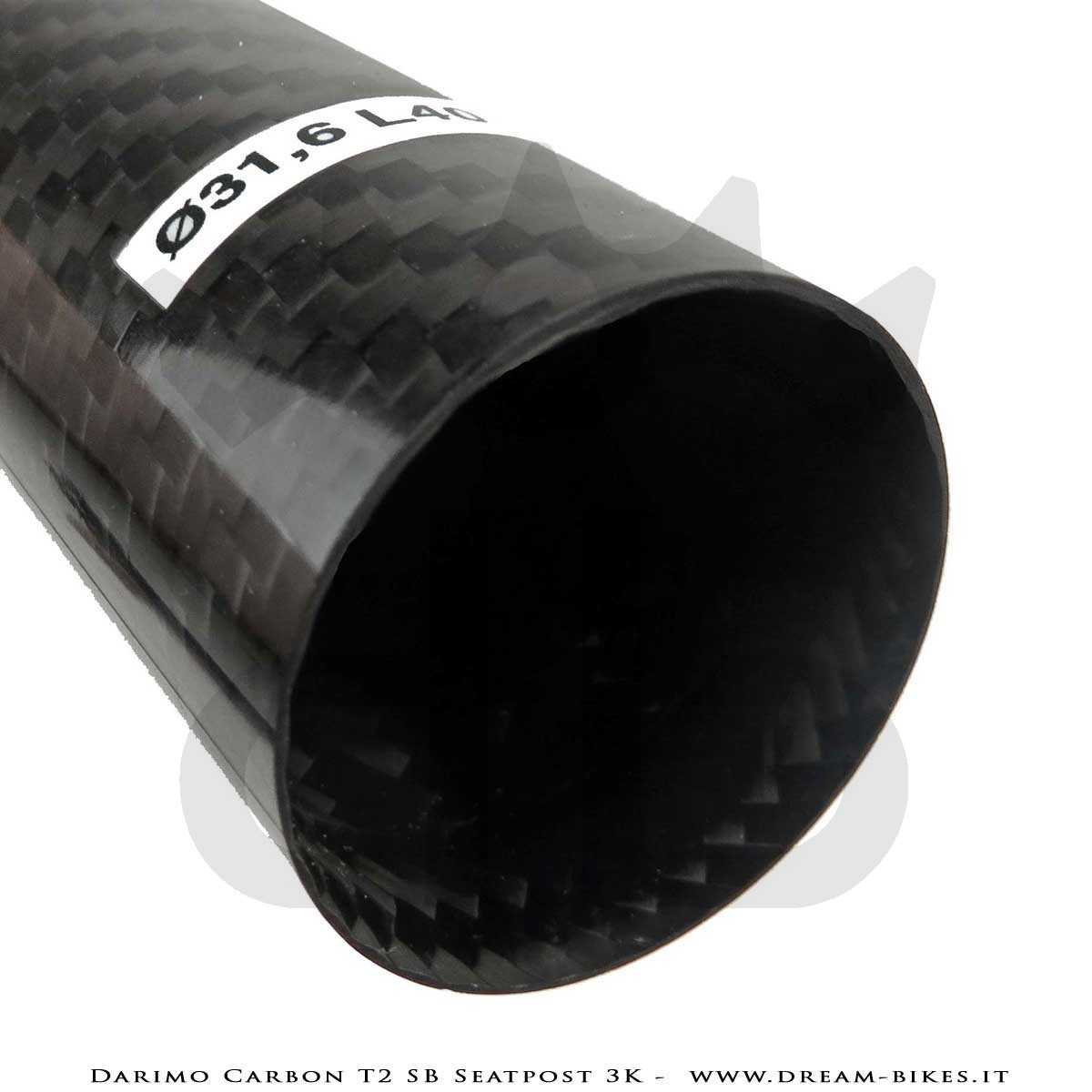 Darimo Carbon T2 SB Reggisella Arretrato Ultraleggero -25 mm