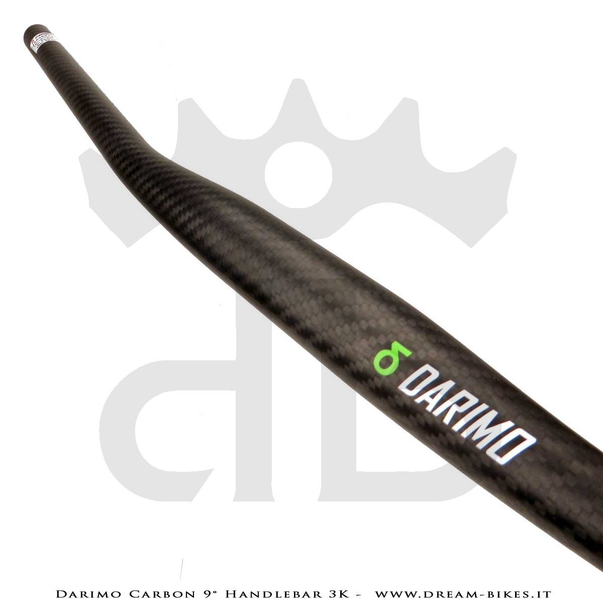 Darimo Carbon Curva Manubrio Flat 9° Ultraleggera da 79 gr.