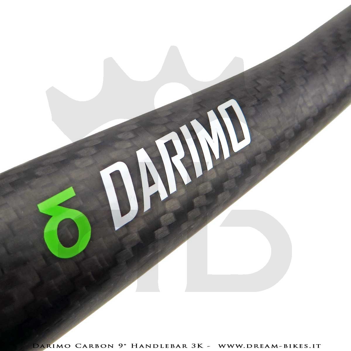 Darimo Carbon Curva Manubrio Flat 9° Ultraleggera da 79 gr.