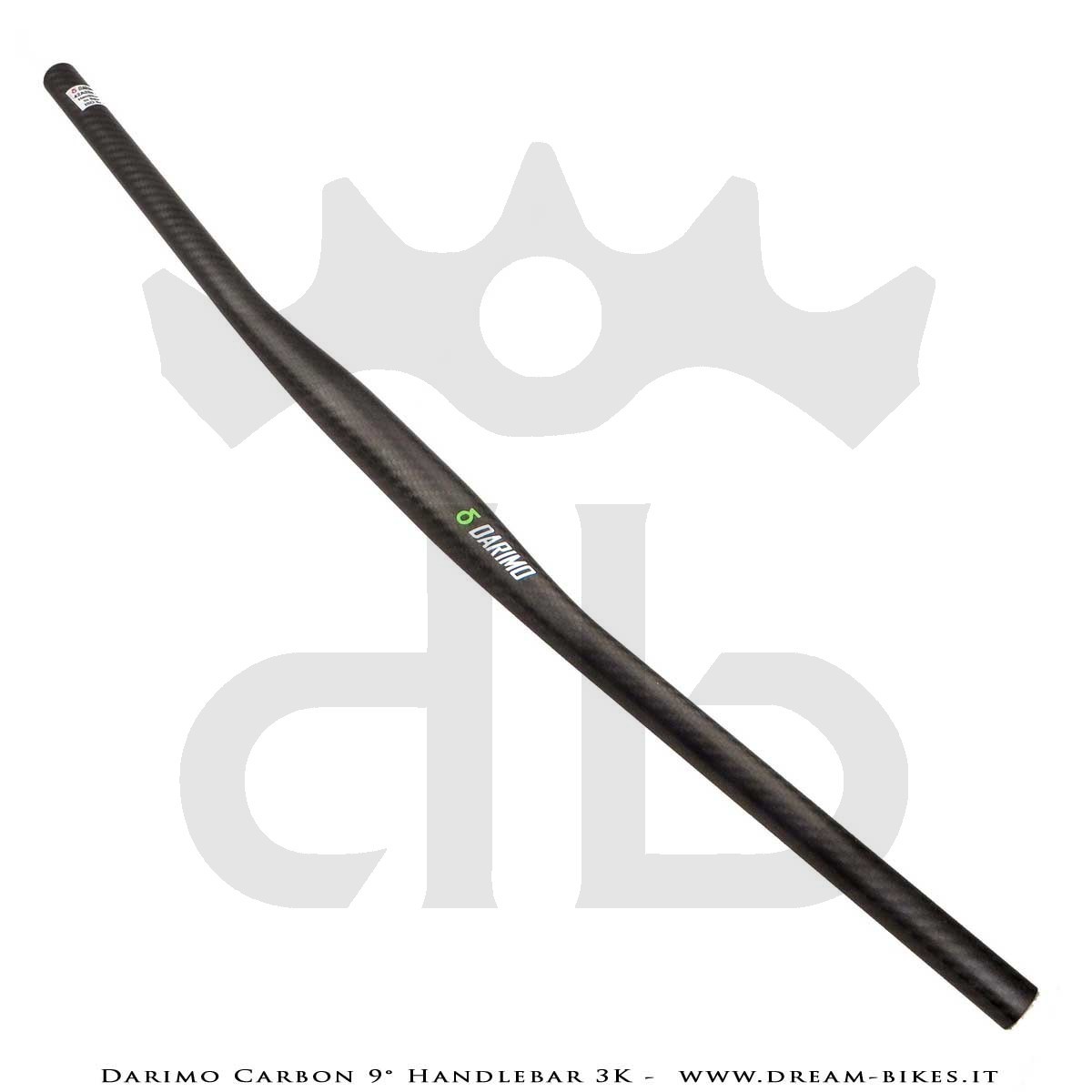 Darimo Carbon Curva Manubrio Flat 9° Ultraleggera da 79 gr.