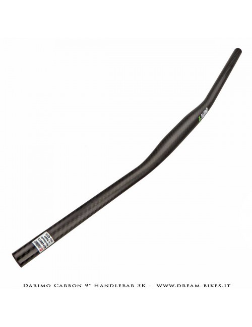 Darimo Carbon Curva Manubrio Flat 9° Ultraleggera da 79 gr.