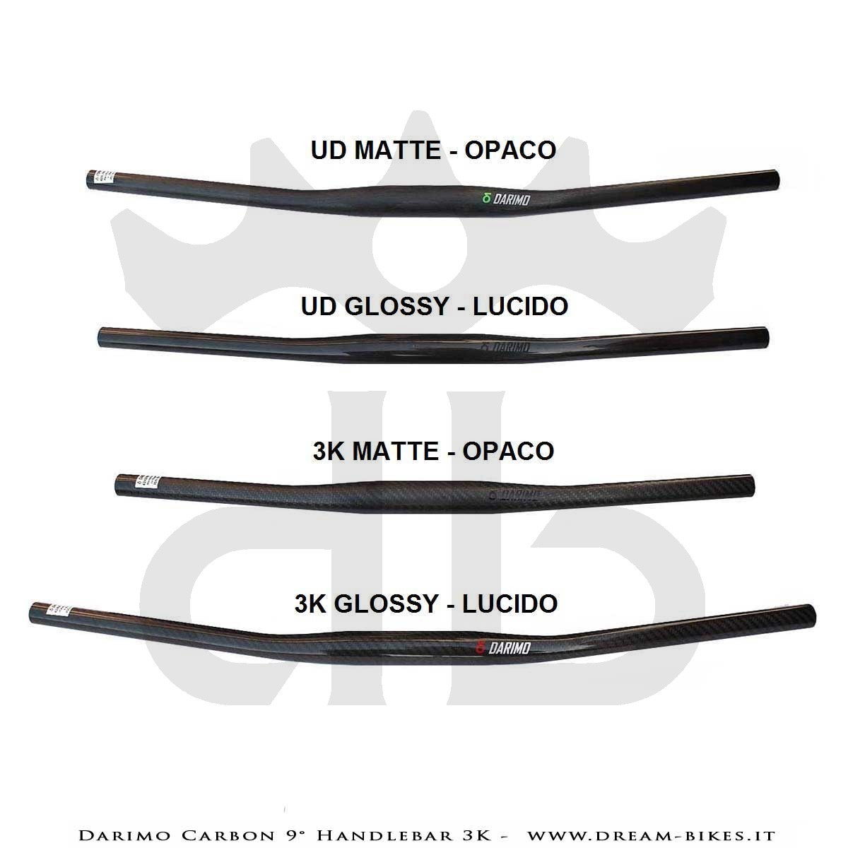 Darimo Carbon 9° Ultralight Flatbar From 79 gr.
