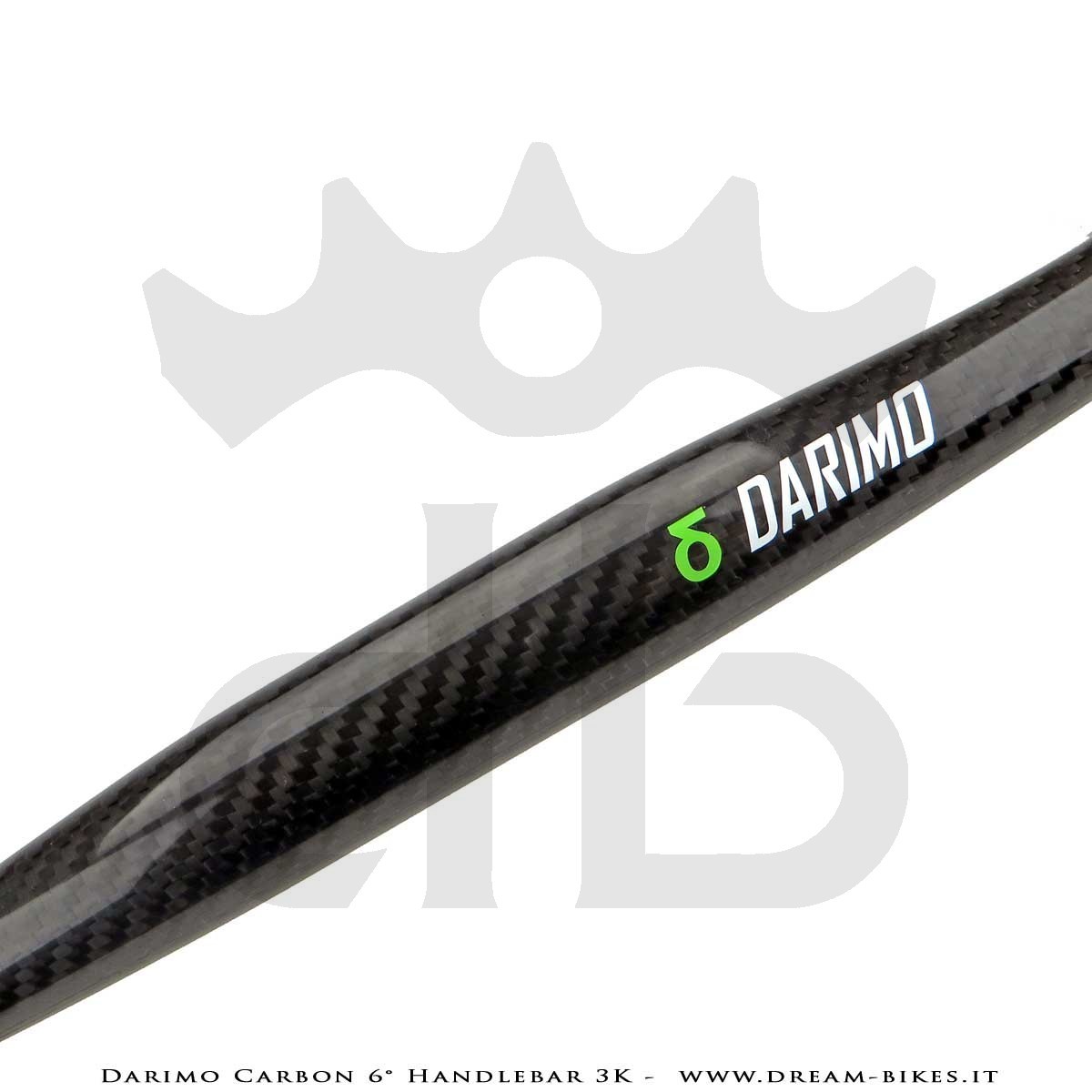 Darimo Carbon Curva Manubrio Flat 6° Ultraleggera da 79 gr.