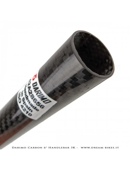 Darimo Carbon Curva Manubrio Flat 6° Ultraleggera da 79 gr.