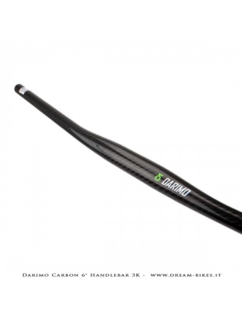 Darimo Carbon Curva Manubrio Flat 6° Ultraleggera da 79 gr.