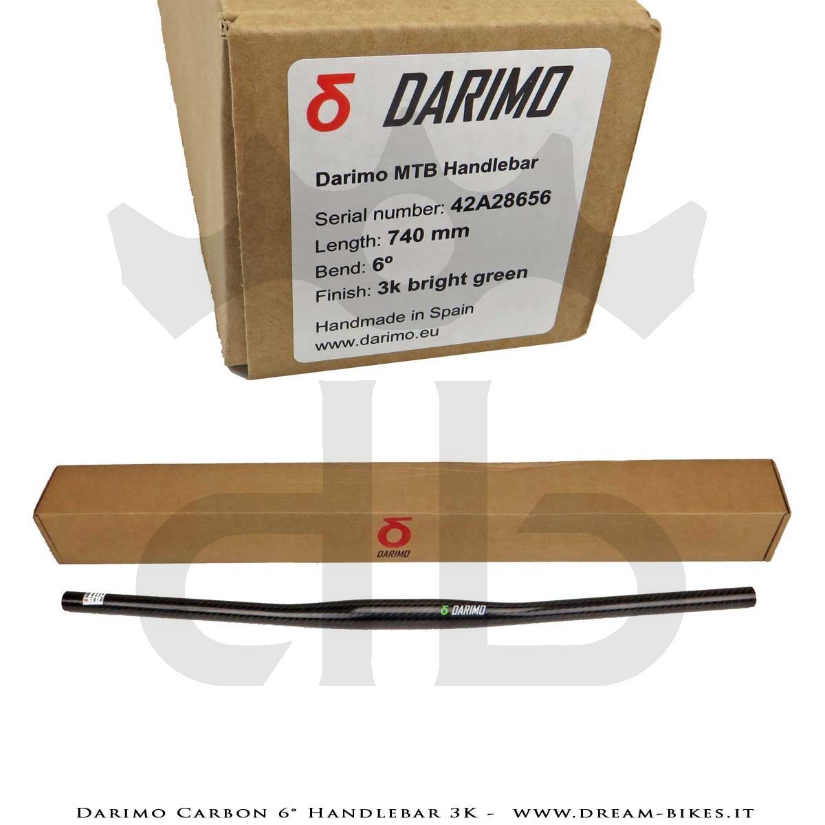 Darimo Carbon 6° Ultralight Flatbar From 79 gr.