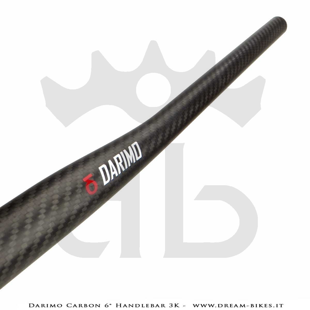 Darimo Carbon Curva Manubrio Flat 6° Ultraleggera da 79 gr.