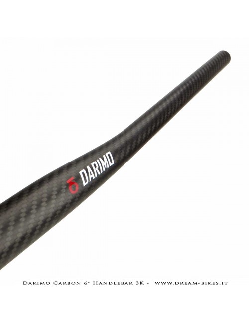 Darimo Carbon Curva Manubrio Flat 6° Ultraleggera da 79 gr.