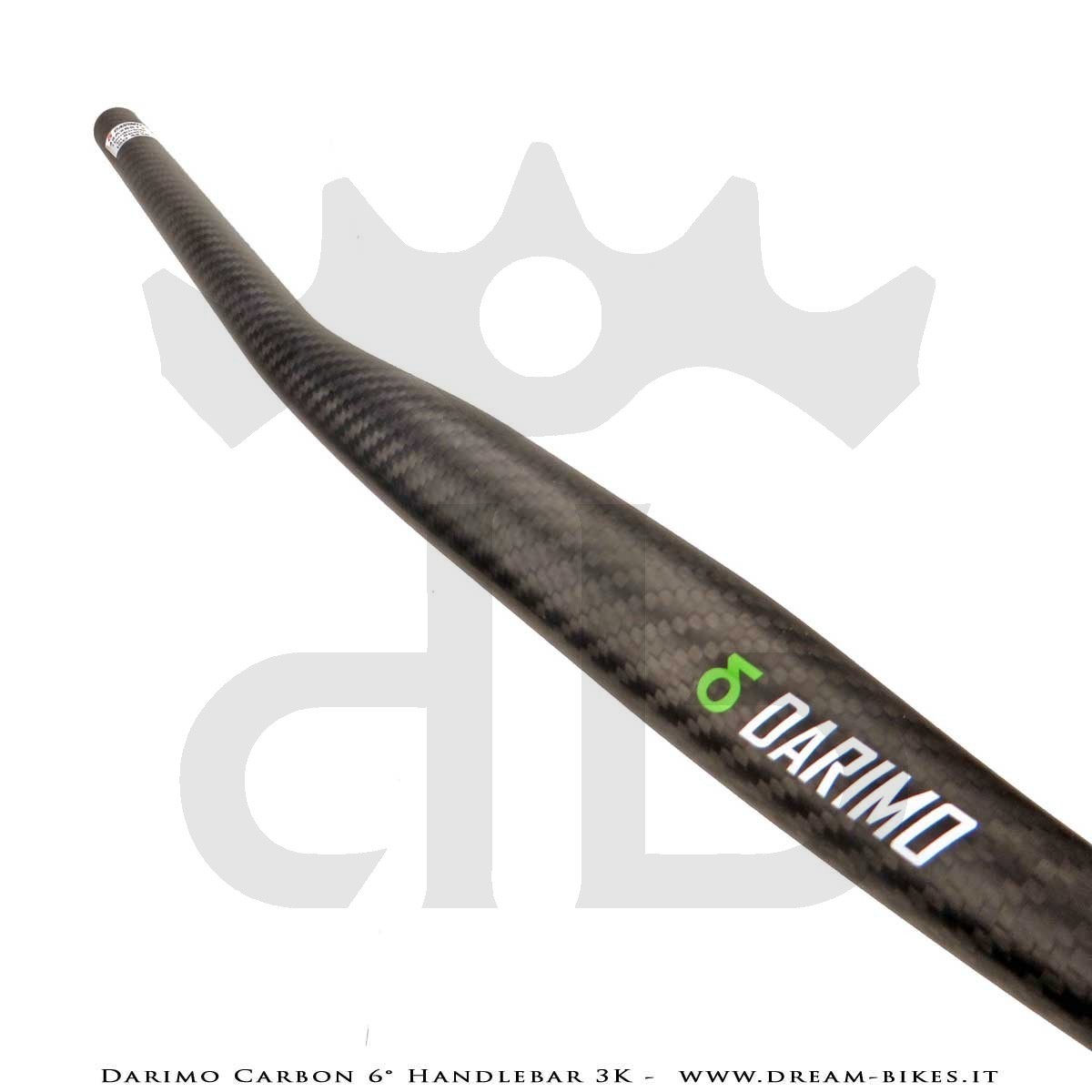 Darimo Carbon Curva Manubrio Flat 6° Ultraleggera da 79 gr.