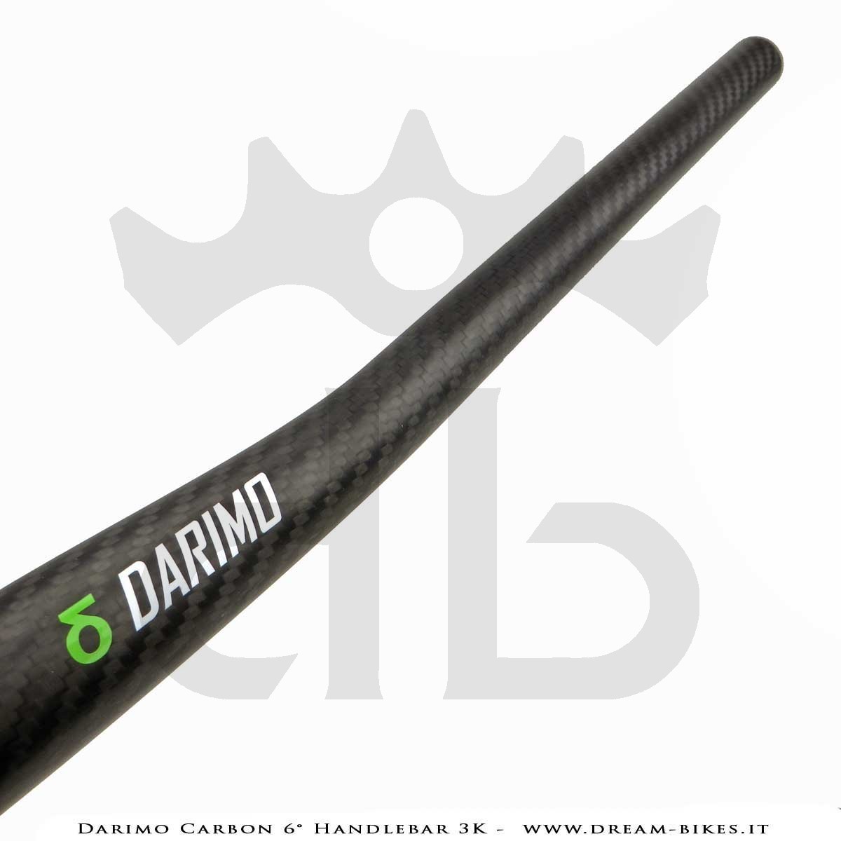 Darimo Carbon Curva Manubrio Flat 6° Ultraleggera da 79 gr.
