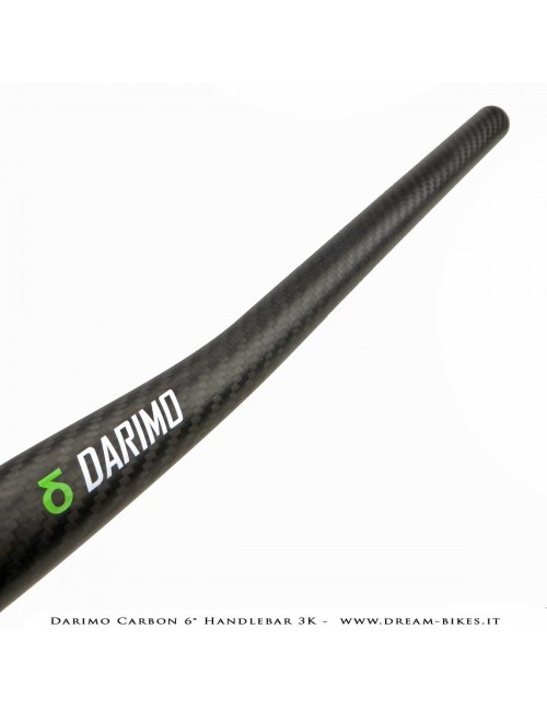 Darimo Carbon Curva Manubrio Flat 6° Ultraleggera da 79 gr.