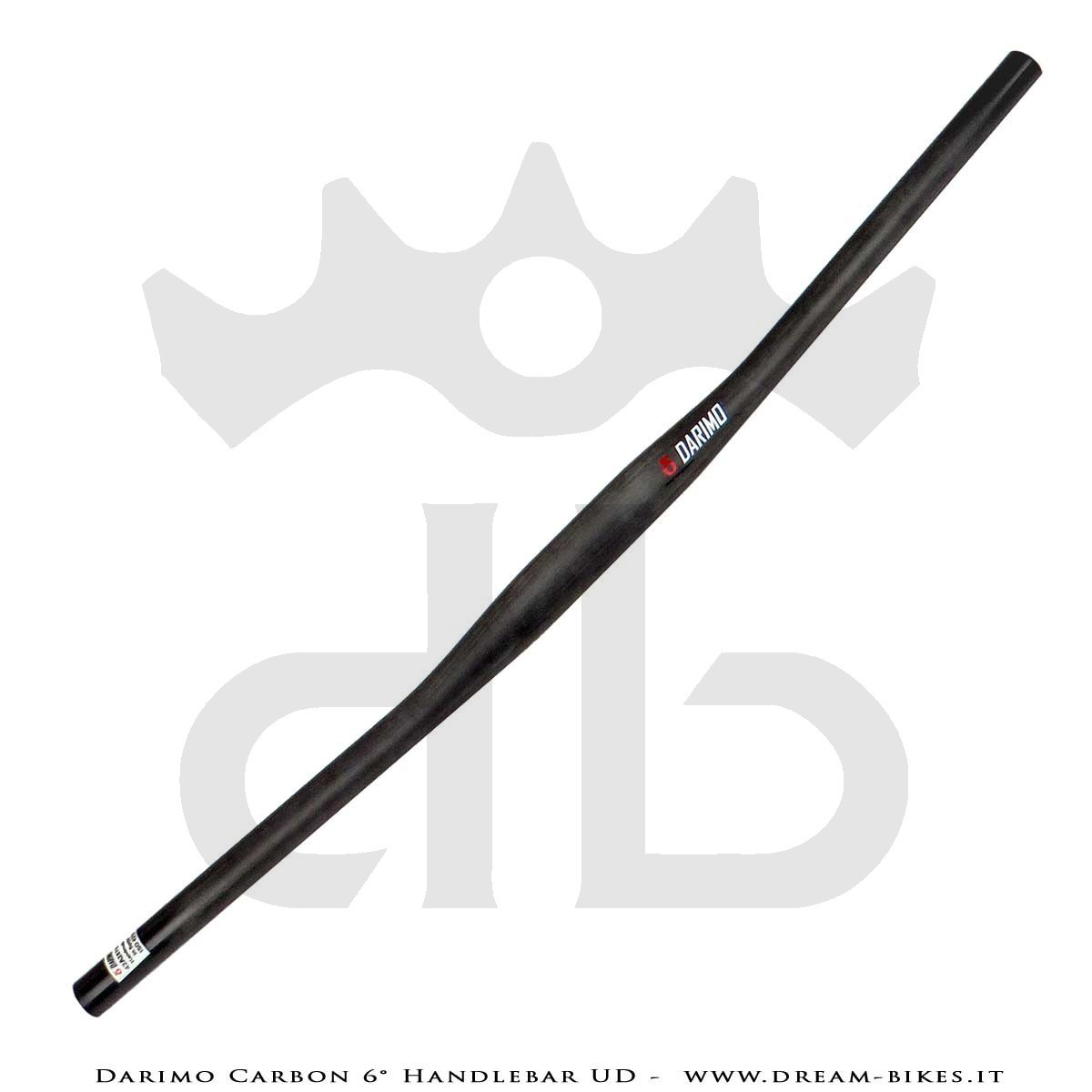 Darimo Carbon Curva Manubrio Flat 6° Ultraleggera da 79 gr.