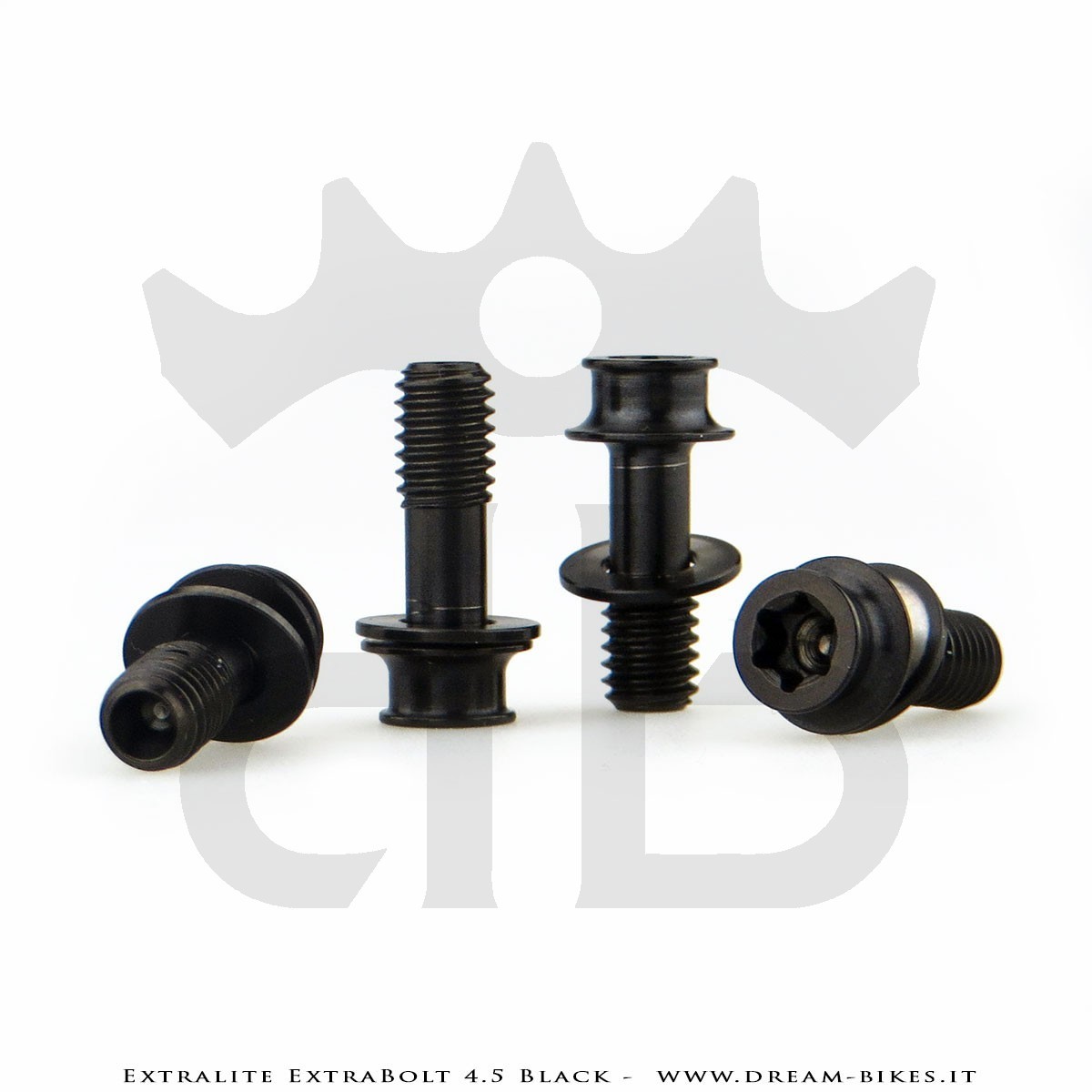 Extralite ExtraBolt 4.5 Viti Pinze Freno Titanio Nere
