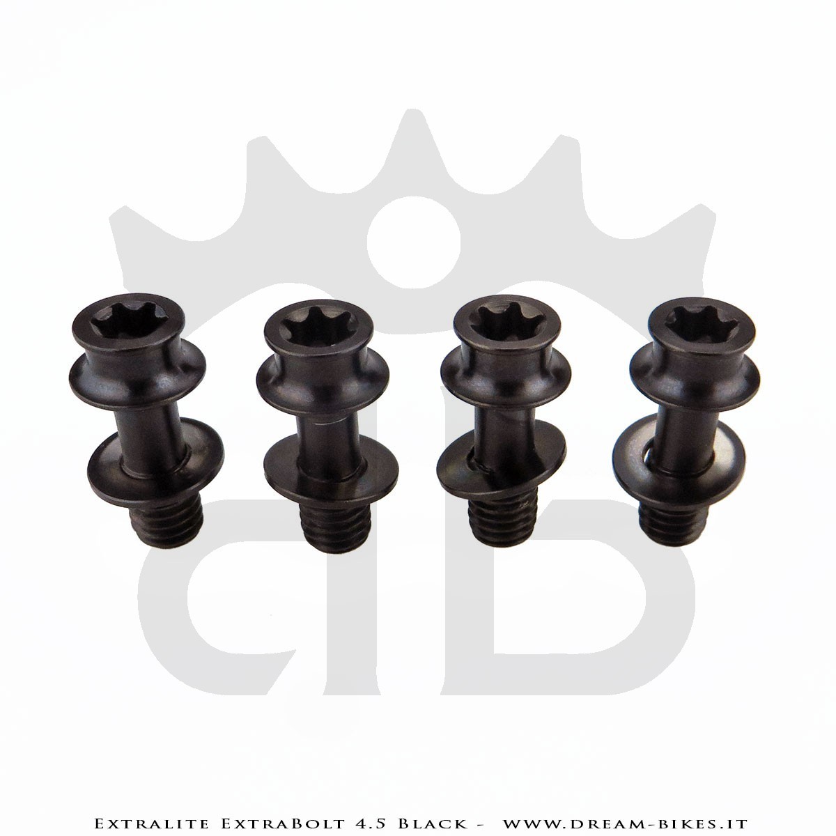 Extralite ExtraBolt 4.5 Viti Pinze Freno Titanio Nere