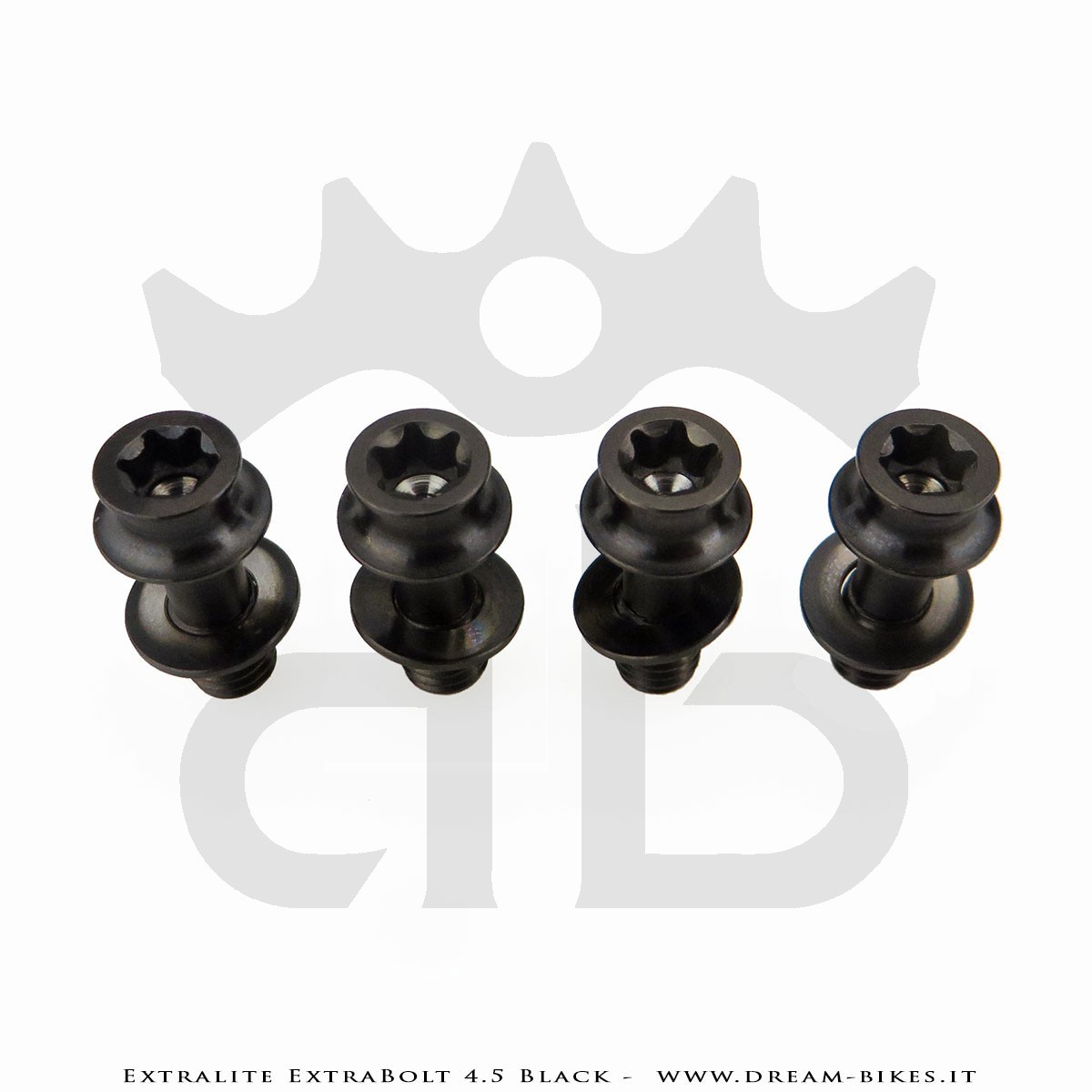 Extralite ExtraBolt 4.5 Viti Pinze Freno Titanio Nere