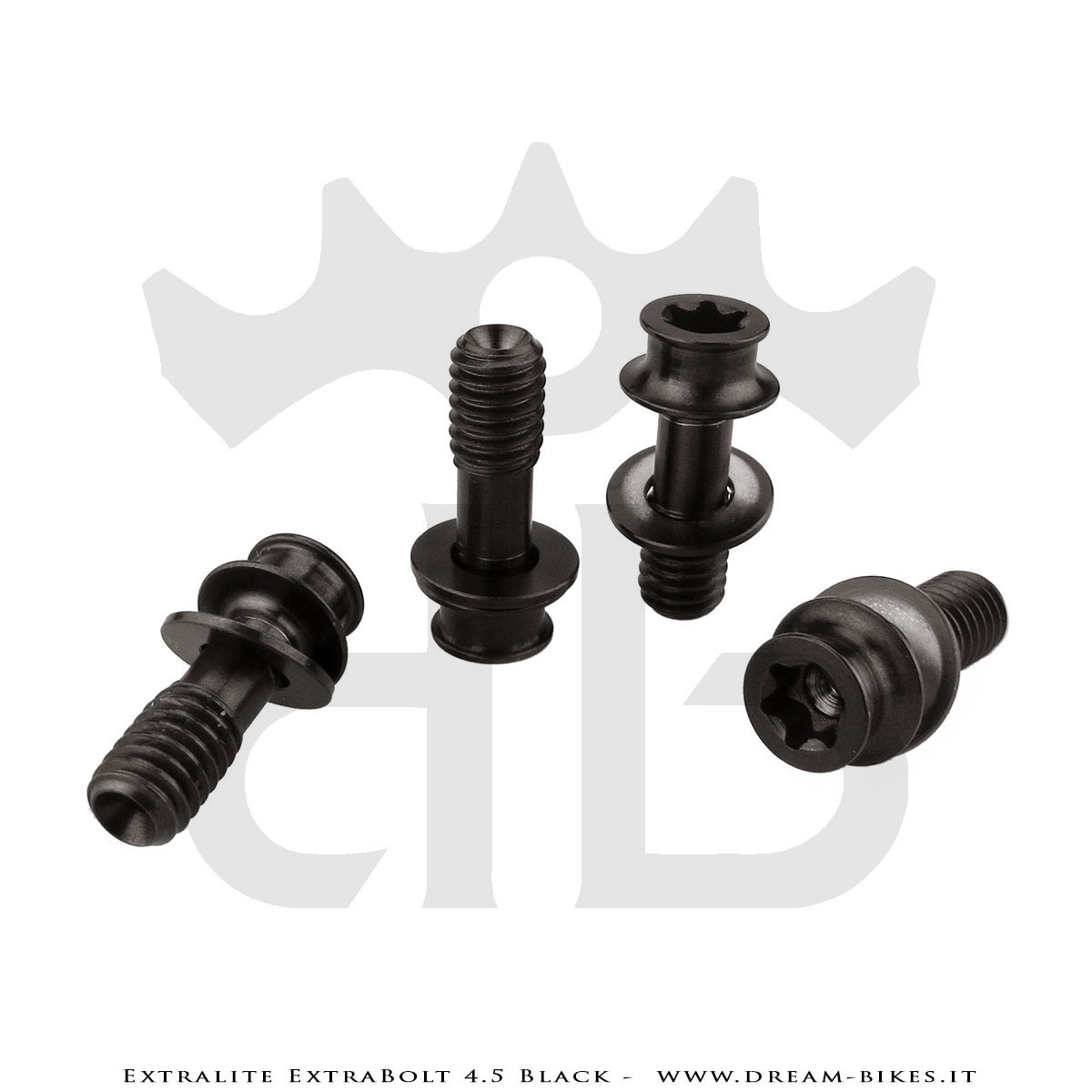 Extralite ExtraBolt 4.5 Viti Pinze Freno Titanio Nere