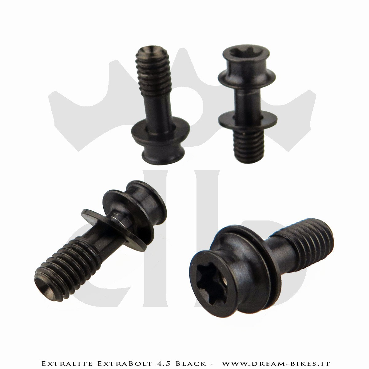 Extralite ExtraBolt 4.5 Viti Pinze Freno Titanio Nere