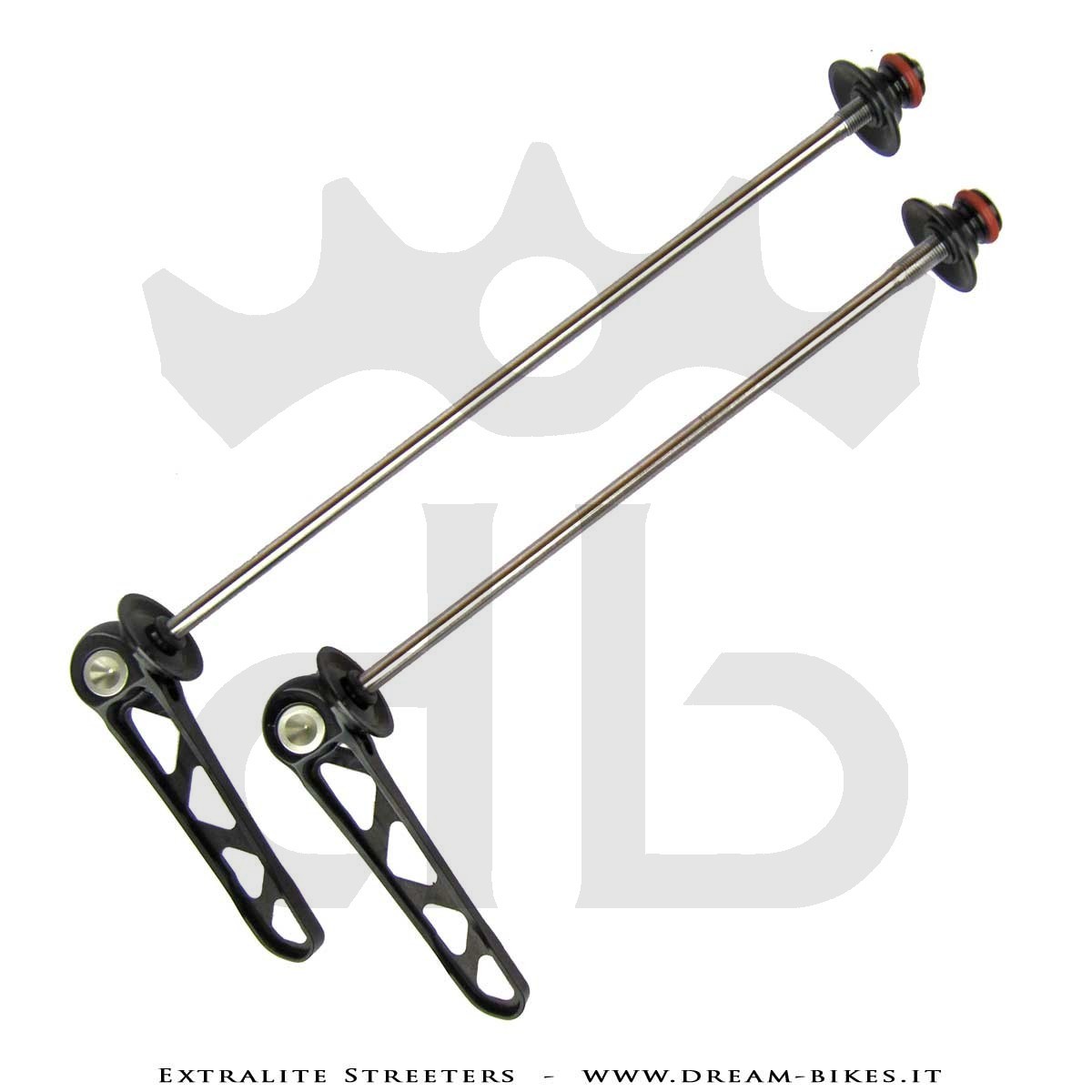 Extralite Streeters Ultralight Road Quick Release Wheel Skewers 29 gr.