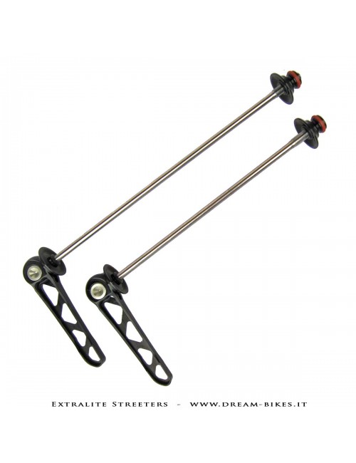 Extralite Streeters Ultralight Road Quick Release Wheel Skewers 29 gr.