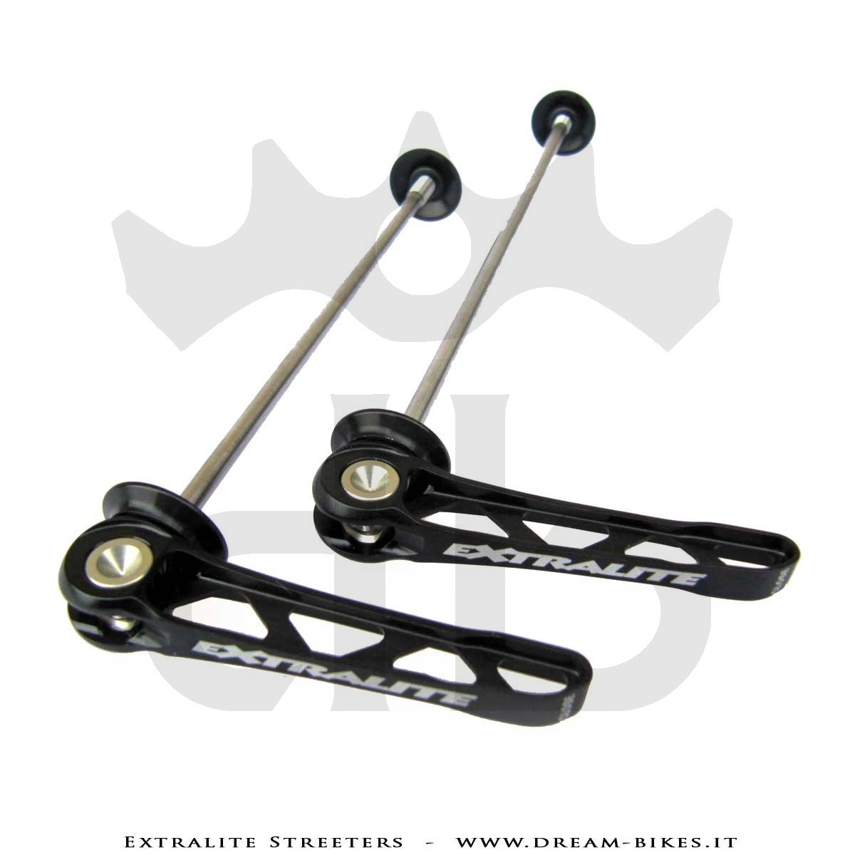 Extralite Streeters Ultralight Road Quick Release Wheel Skewers 29 gr.