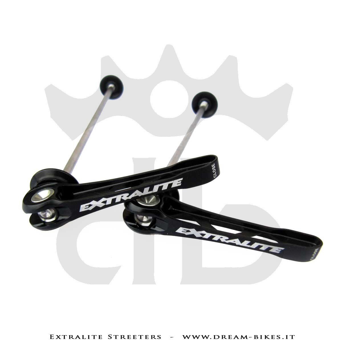 Extralite Streeters Ultralight Road Quick Release Wheel Skewers 29 gr.