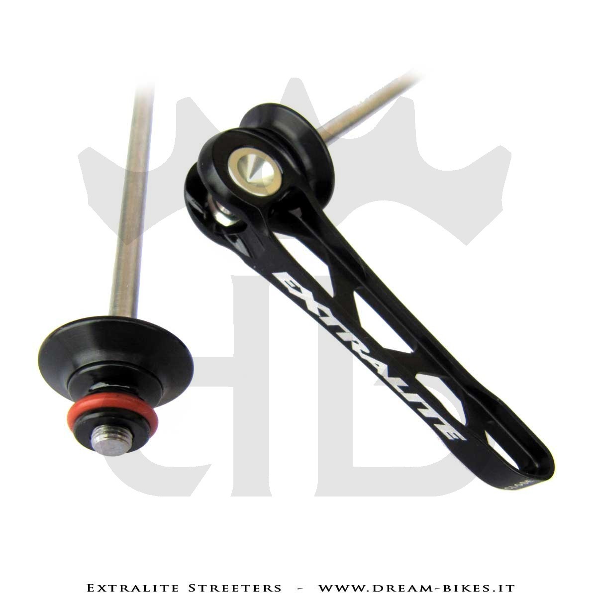 Extralite Streeters Ultralight Road Quick Release Wheel Skewers 29 gr.