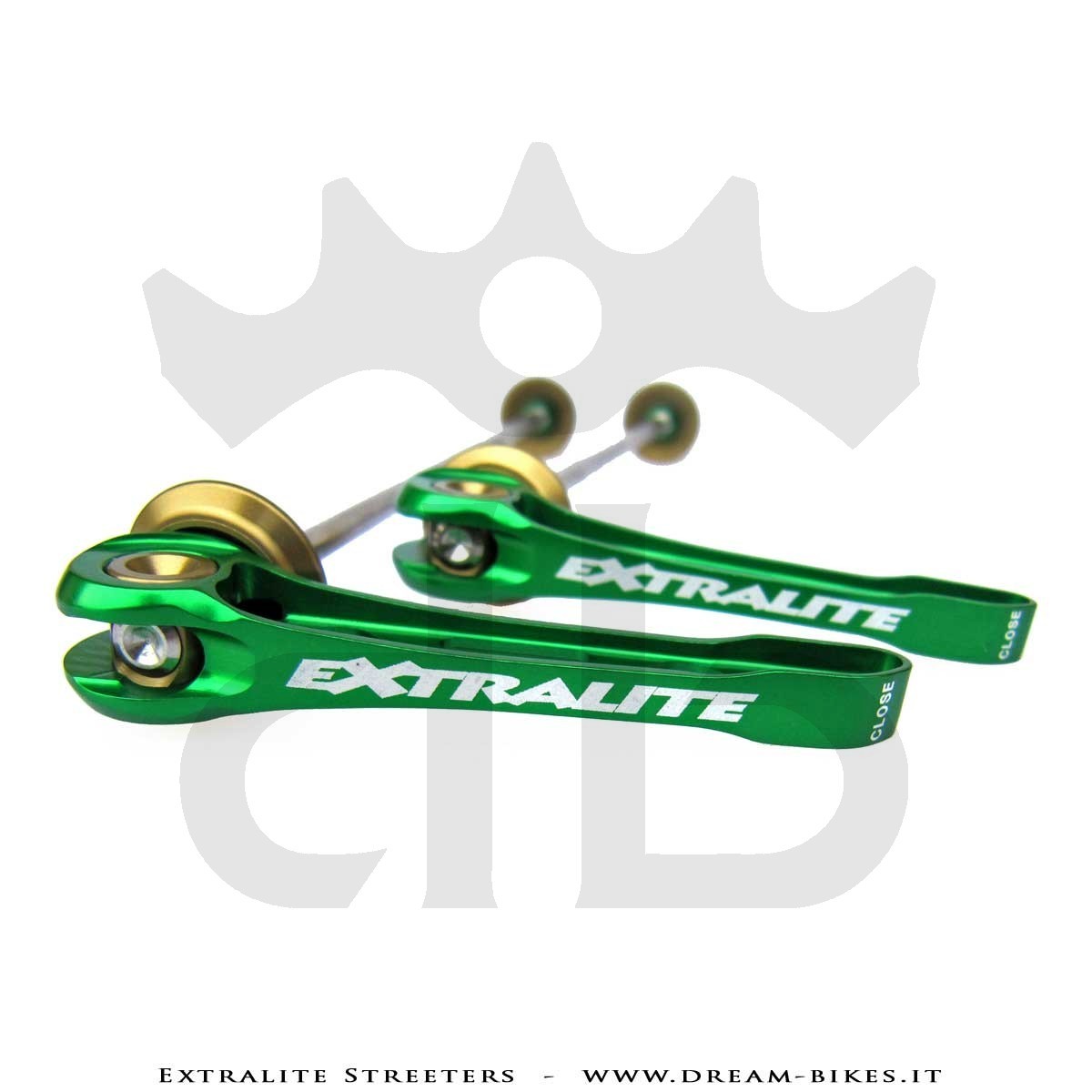 Extralite Streeters Ultralight Road Quick Release Wheel Skewers 29 gr.