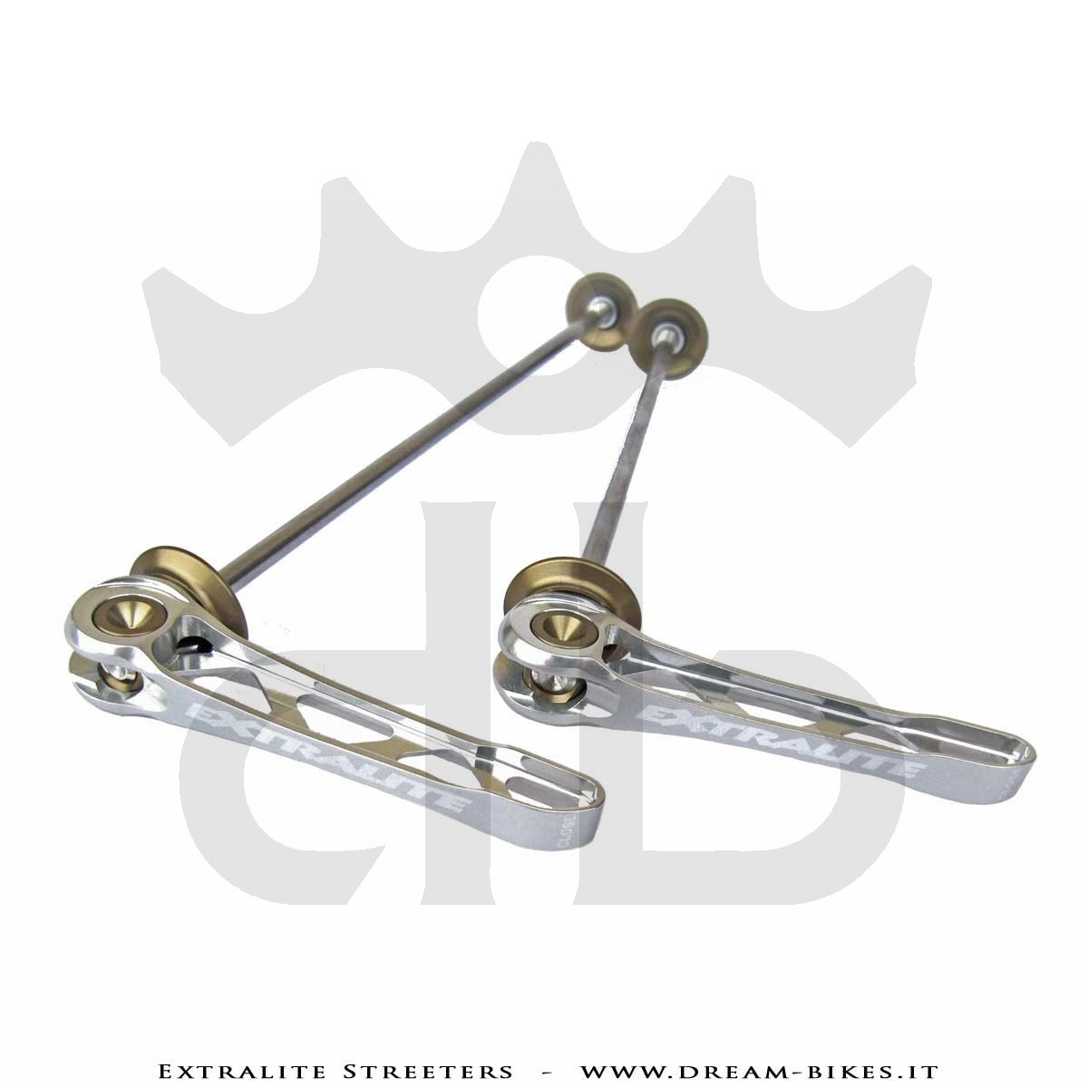 Extralite Streeters Ultralight Road Quick Release Wheel Skewers 29 gr.