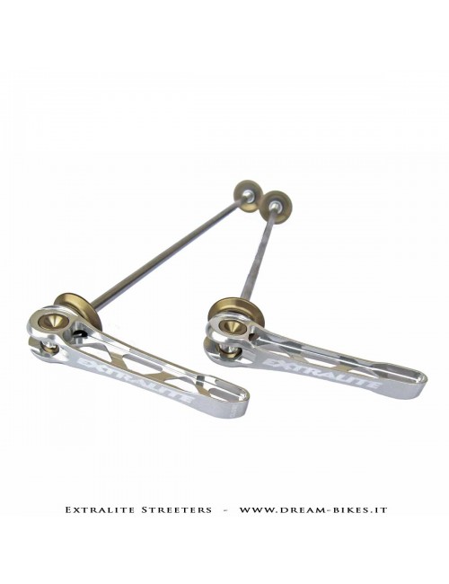 Extralite Streeters Ultralight Road Quick Release Wheel Skewers 29 gr.