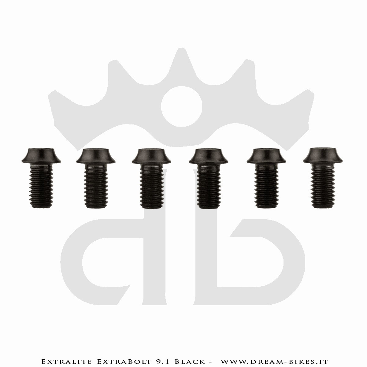 Extralite ExtraBolt 9.1 kit Viti Disco Freno Titanio Nere