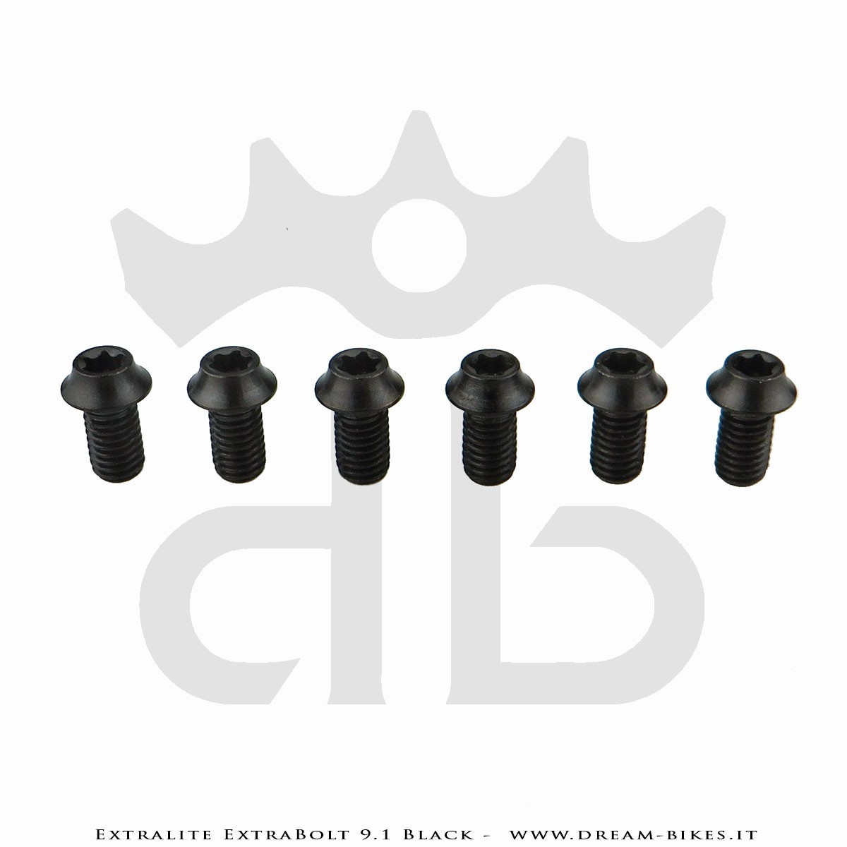 Extralite ExtraBolt 9.1 kit Viti Disco Freno Titanio Nere