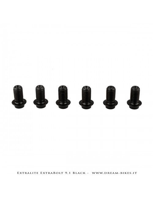 Extralite ExtraBolt 9.1 kit Viti Disco Freno Titanio Nere