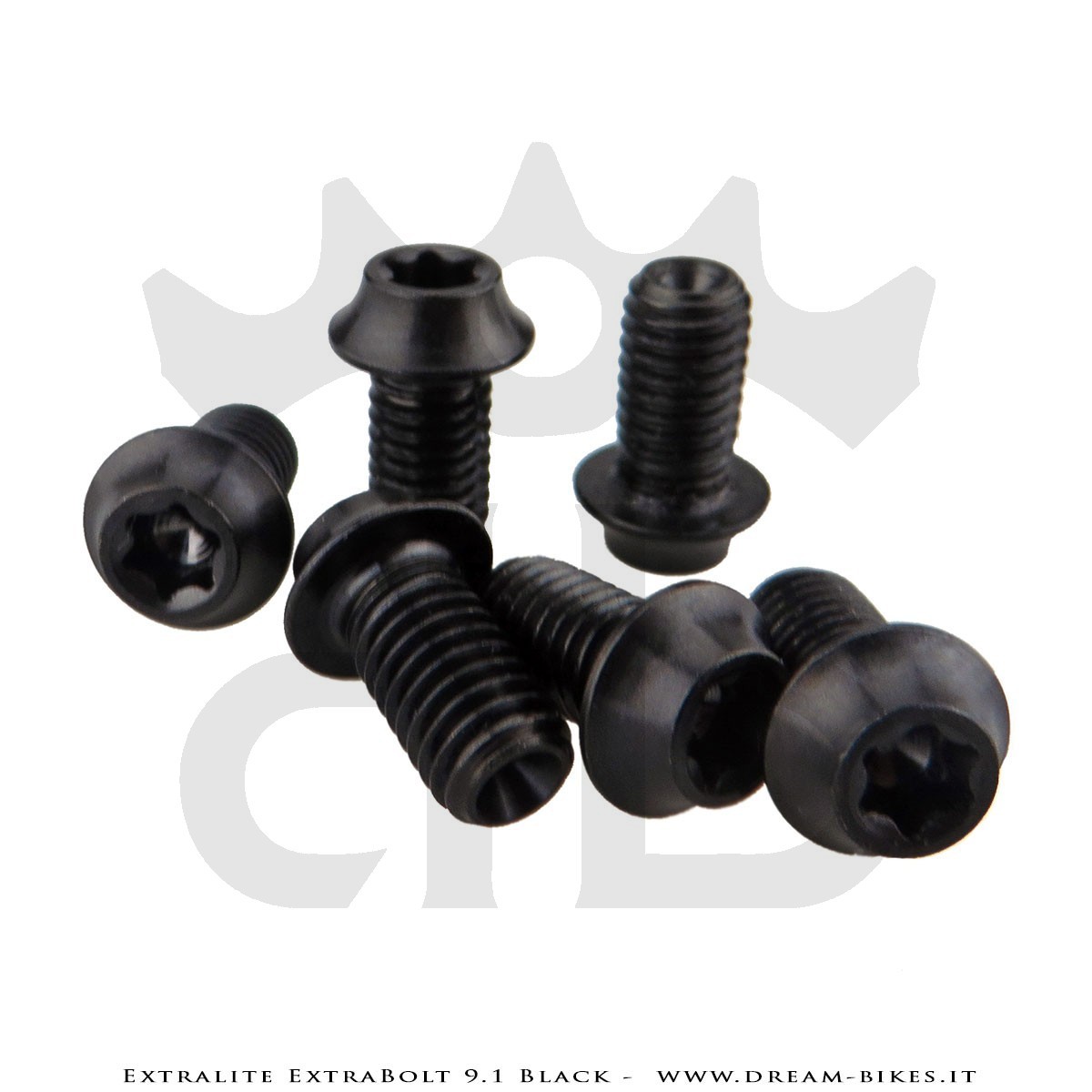 Extralite ExtraBolt 9.1 kit Viti Disco Freno Titanio Nere