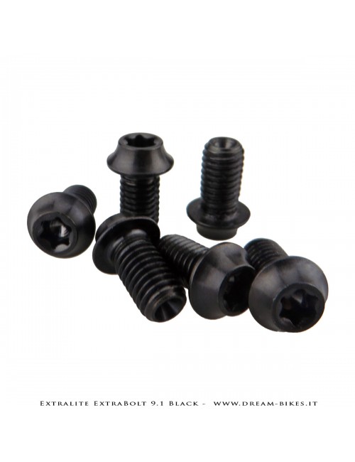 Extralite ExtraBolt 9.1 kit Viti Disco Freno Titanio Nere