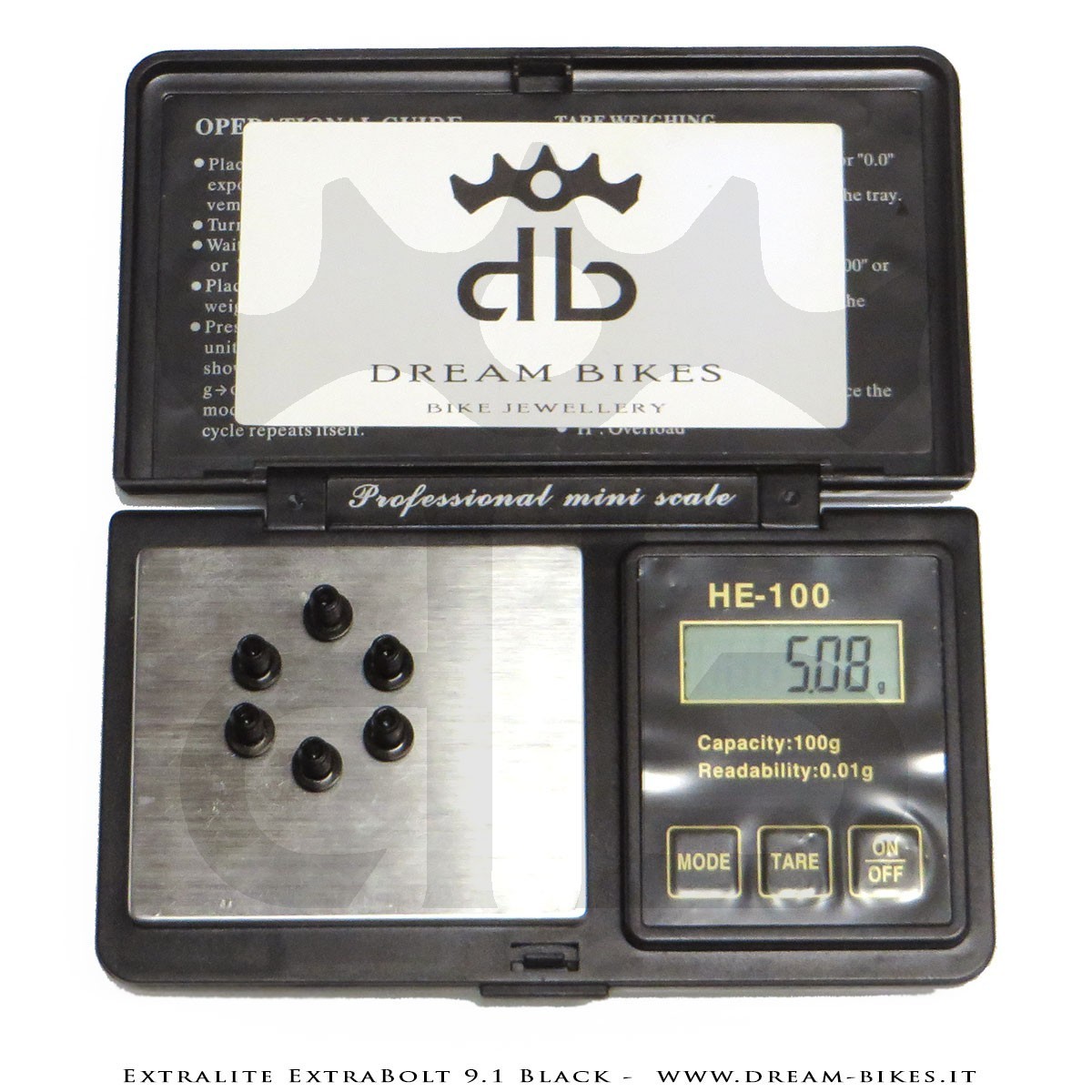 Extralite ExtraBolt 9.1 kit Viti Disco Freno Titanio Nere