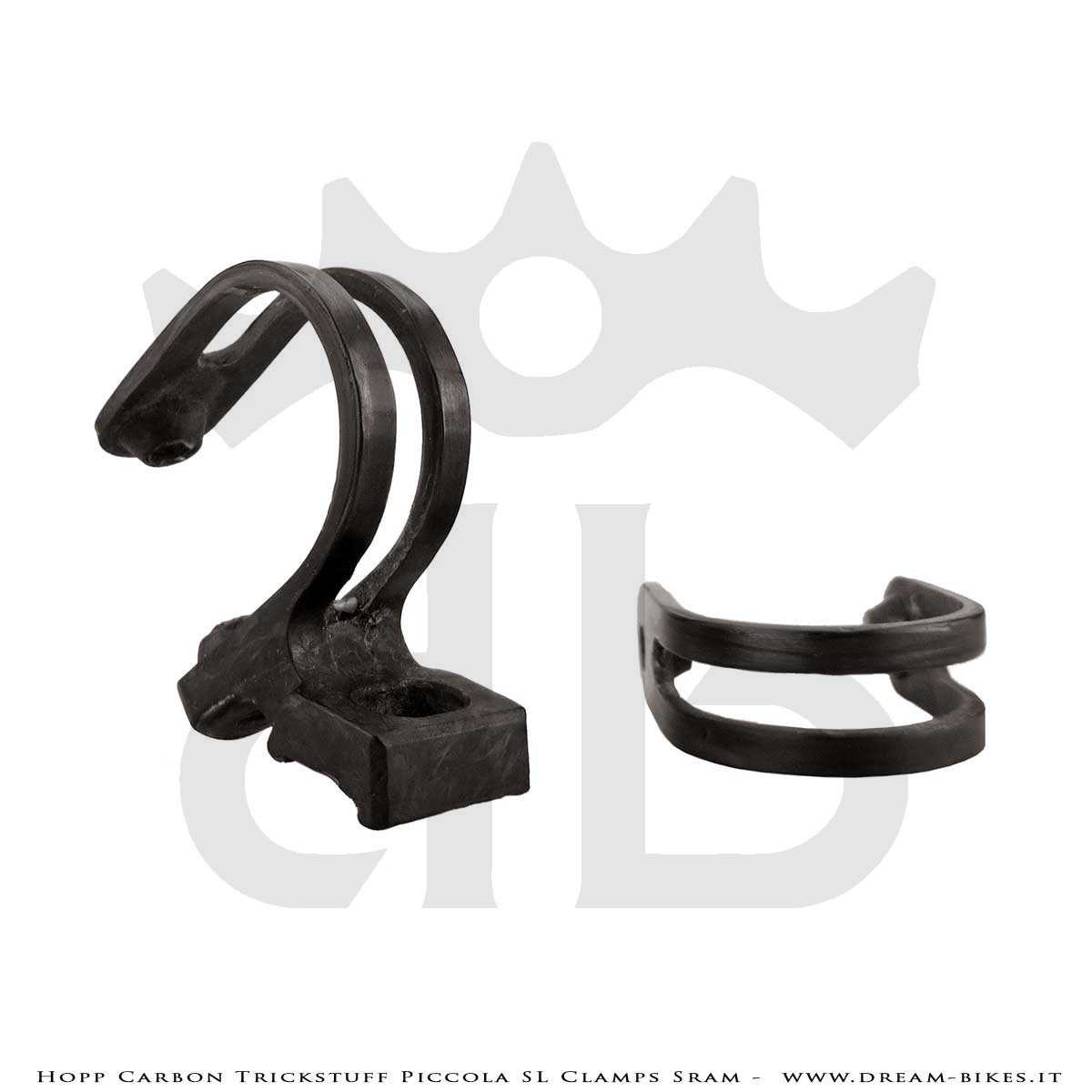 Hopp Carbon Collarini Carbon SL Con Matchmaker Sram Per Freni Trickstuff Piccola