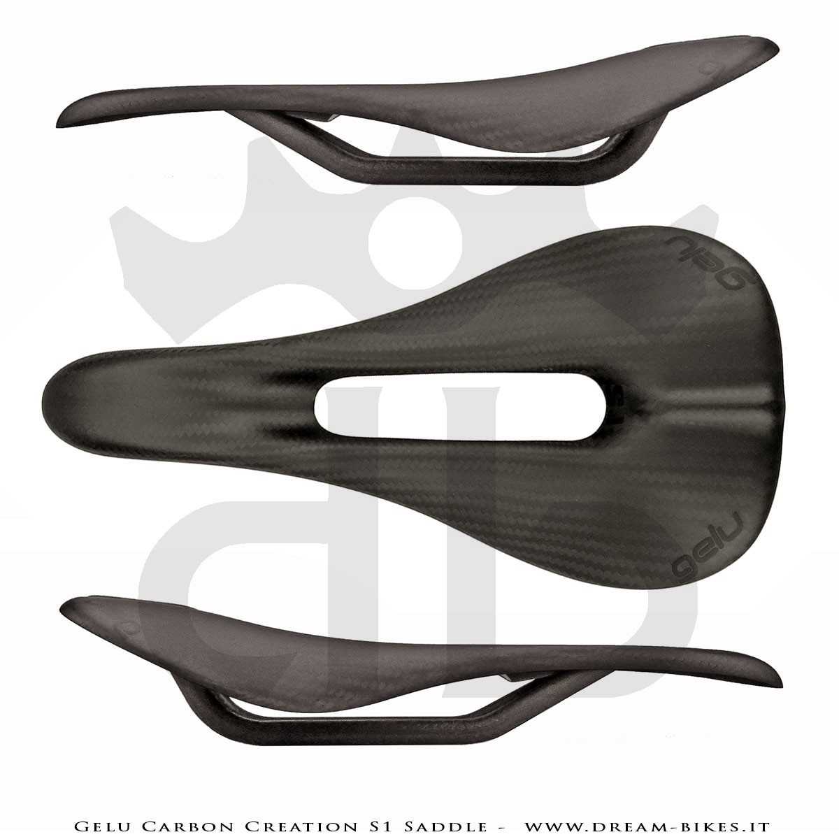 Gelu Carbon Creation S1 Full Carbon Ultralight Saddle 60 gr.
