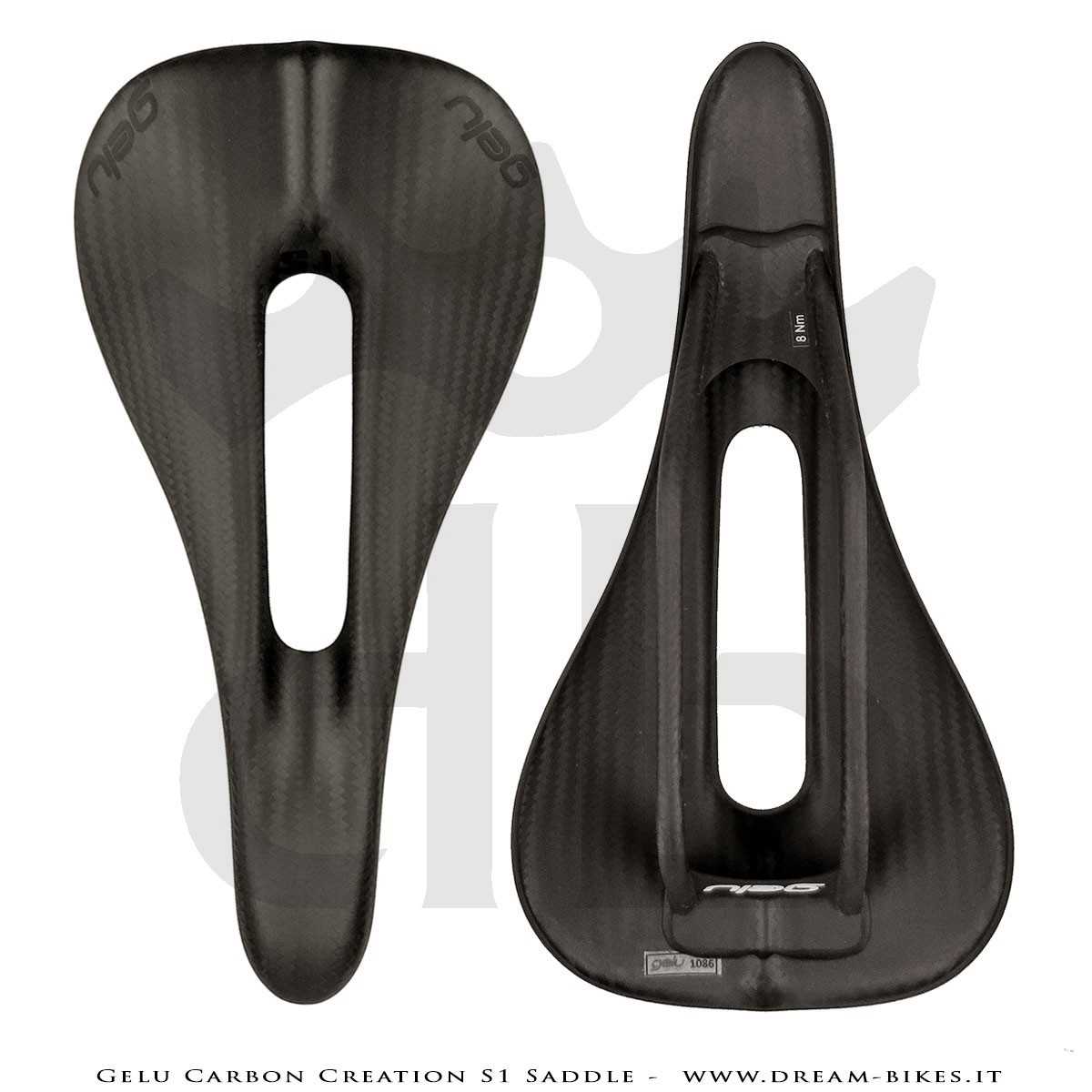 Gelu Carbon Creation S1 Full Carbon Ultralight Saddle 60 gr.