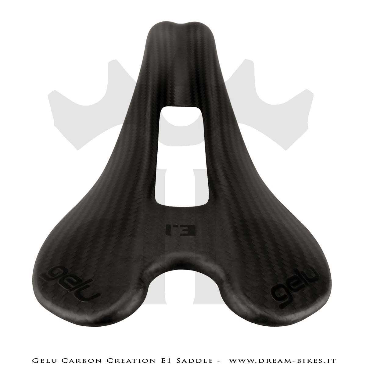 Gelu Carbon Creation E1 Full Carbon Ultralight Saddle 65 gr.