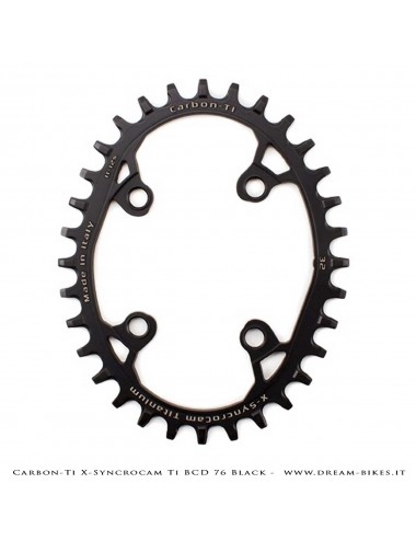 Carbon-Ti X-SyncroCam Ti BCD 76 mm Monocorona Asimmetrica in Titanio Nera