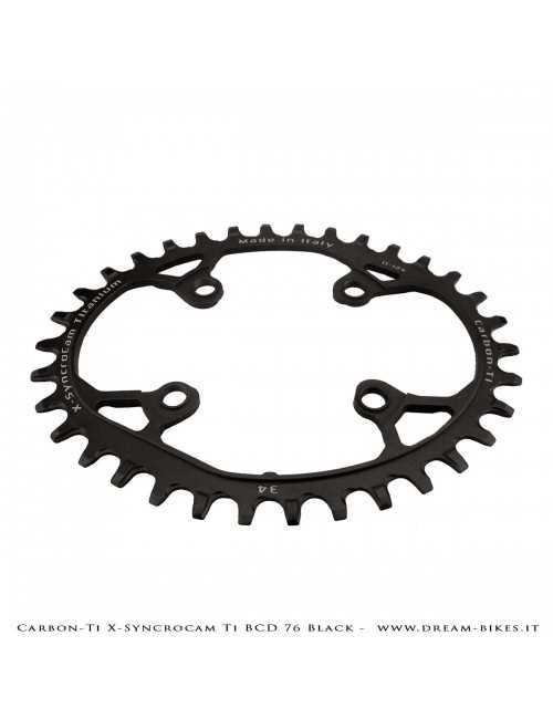 Carbon-Ti X-SyncroCam Ti BCD 76 mm Asymmetric Titanium Black Monoring