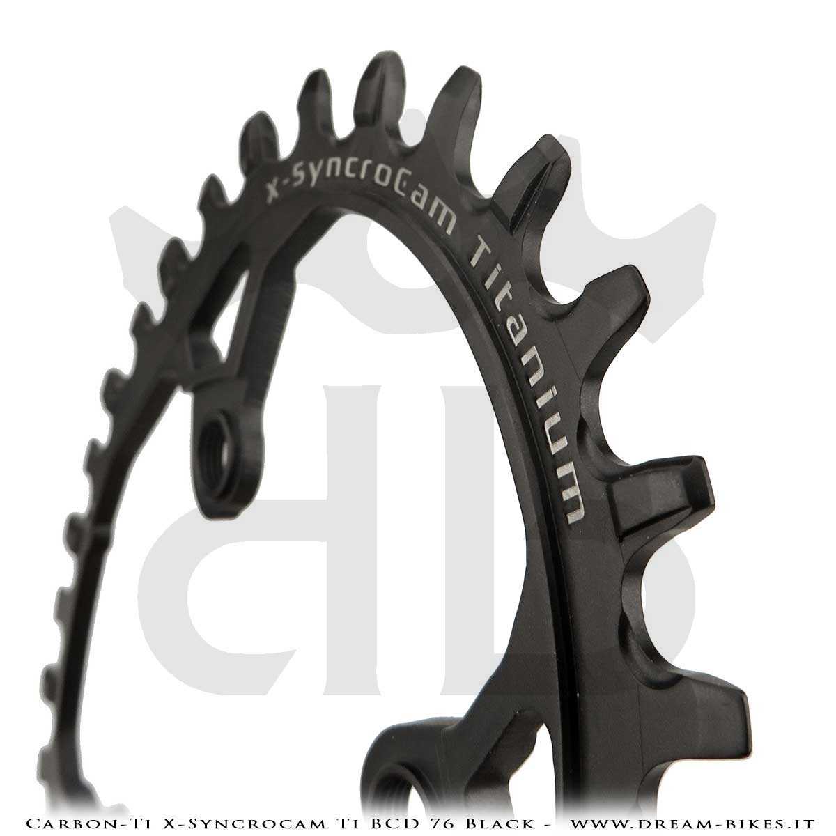 Carbon-Ti X-SyncroCam Ti BCD 76 mm Monocorona Asimmetrica in Titanio Nera