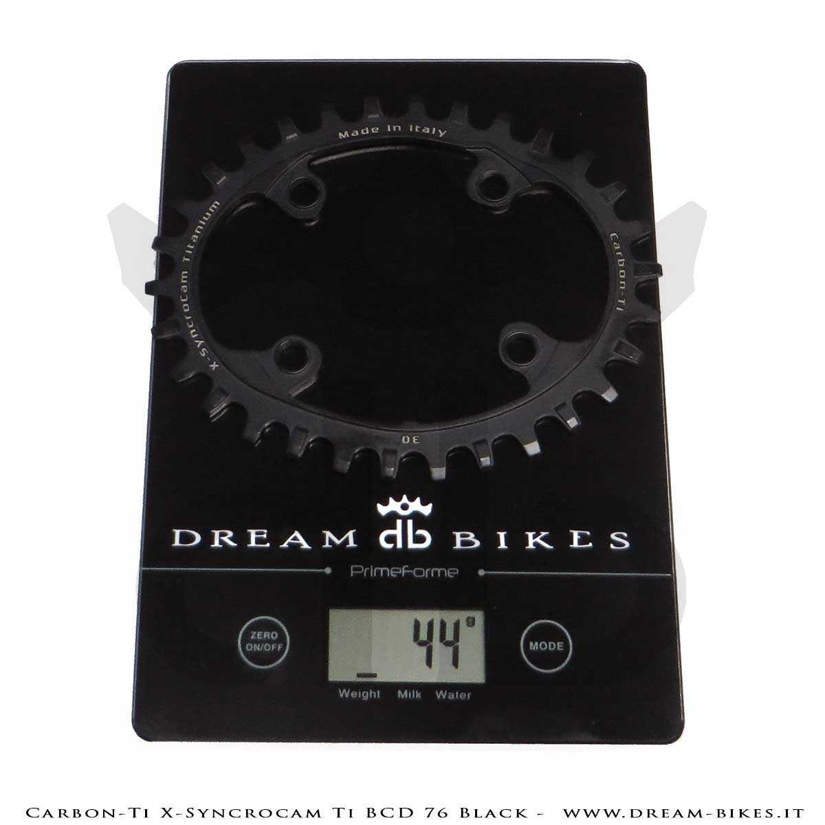Carbon-Ti X-SyncroCam Ti BCD 76 mm Asymmetric Titanium Black Monoring