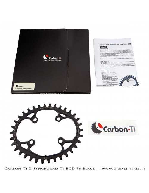 Carbon-Ti X-SyncroCam Ti BCD 76 mm Monocorona Asimmetrica in Titanio Nera