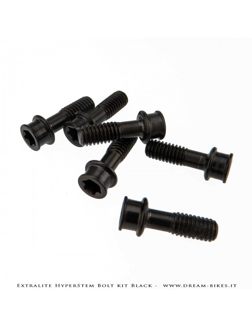 Extralite HyperStem Kit Viti Speciali In Titanio Nere Torx (6 pezzi)