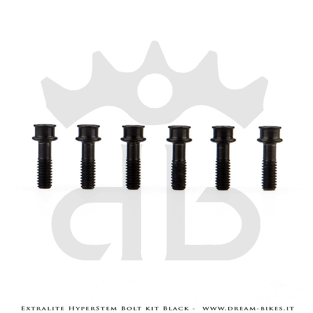 Extralite HyperStem Kit Viti Speciali In Titanio Nere Torx (6 pezzi)