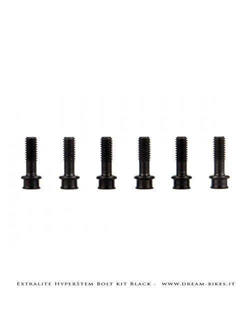 Extralite HyperStem Kit Viti Speciali In Titanio Nere Torx (6 pezzi)