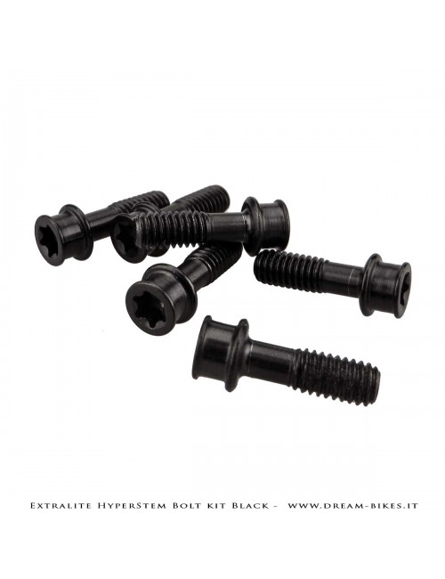 Extralite HyperStem Kit Viti Speciali In Titanio Nere Torx (6 pezzi)