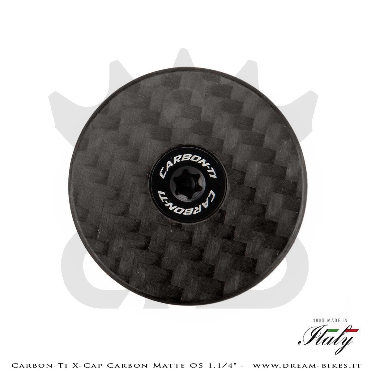 Carbon-Ti X-Cap Carbon Matte OS 1.1/4" Headset Cap