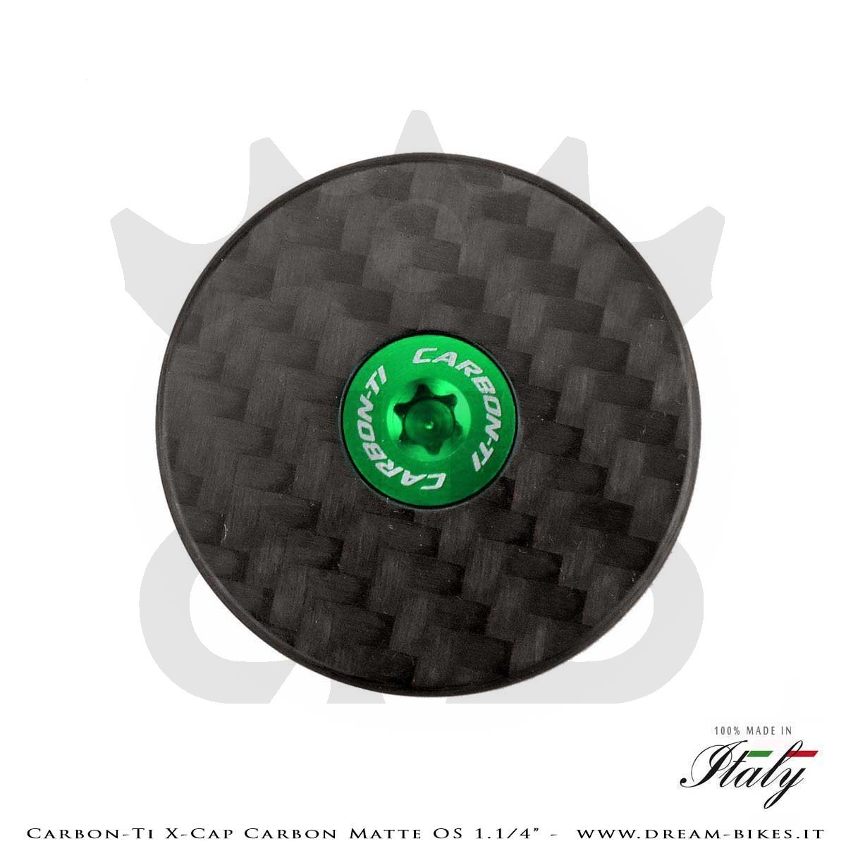 Carbon-Ti X-Cap Carbon Matte OS 1.1/4" Headset Cap
